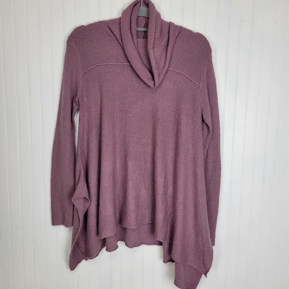 Umgee purple cowl neck flowy sweater Size Small
